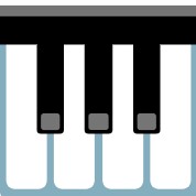 piano key emoji